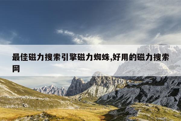 bt磁力兔子搜索器,兔子种子磁力搜索器