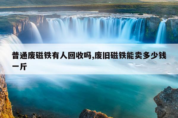 废旧强磁多少钱一斤,废磁铁回收价格多少钱一斤